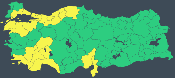 İstanbul için "sarı" uyarı: Kuvvetli yağışa dikkat